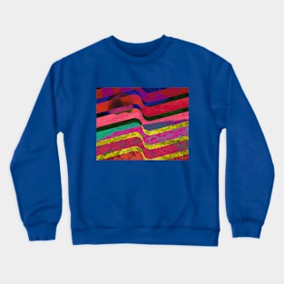 Landscape from Saint-Rémy by Van Gogh (Remix by SABRE) Crewneck Sweatshirt